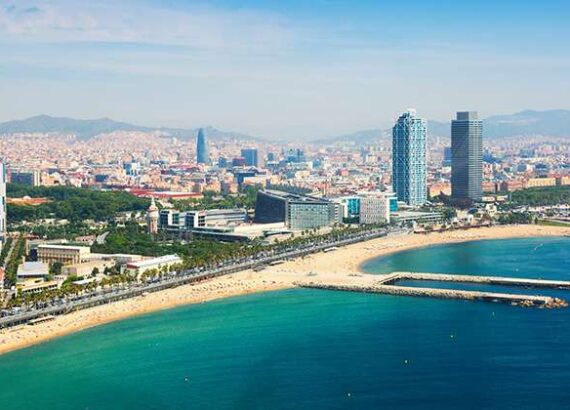 barcelona beach view-being flawless