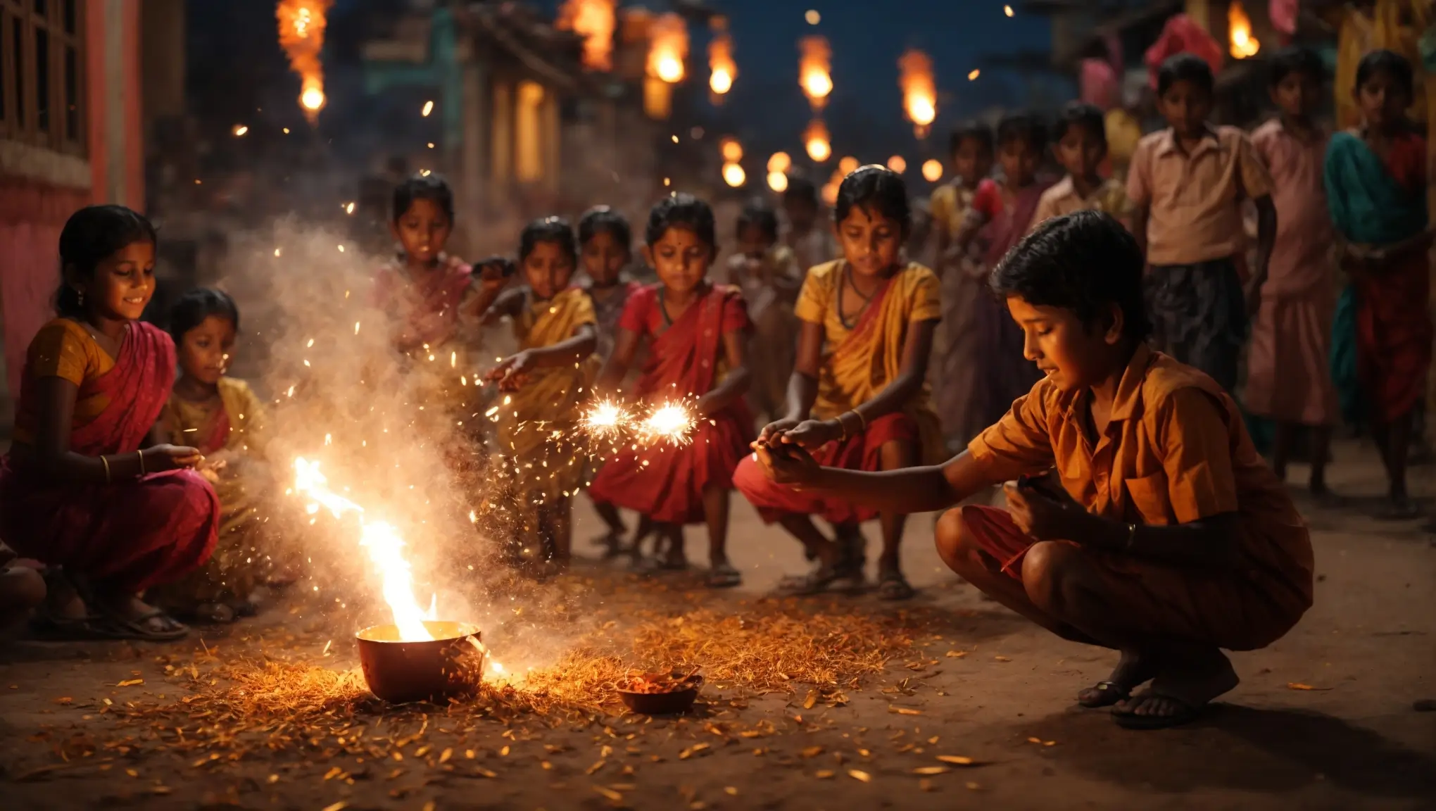 picture_of_children_bursting_firecrackers-in-diwali